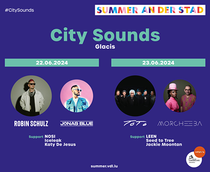 City Sounds, the free concerts