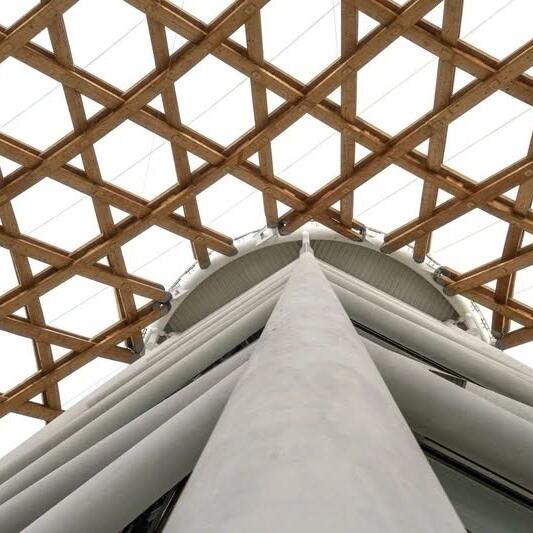 Sur le toit du Centre Pompidou-Metz