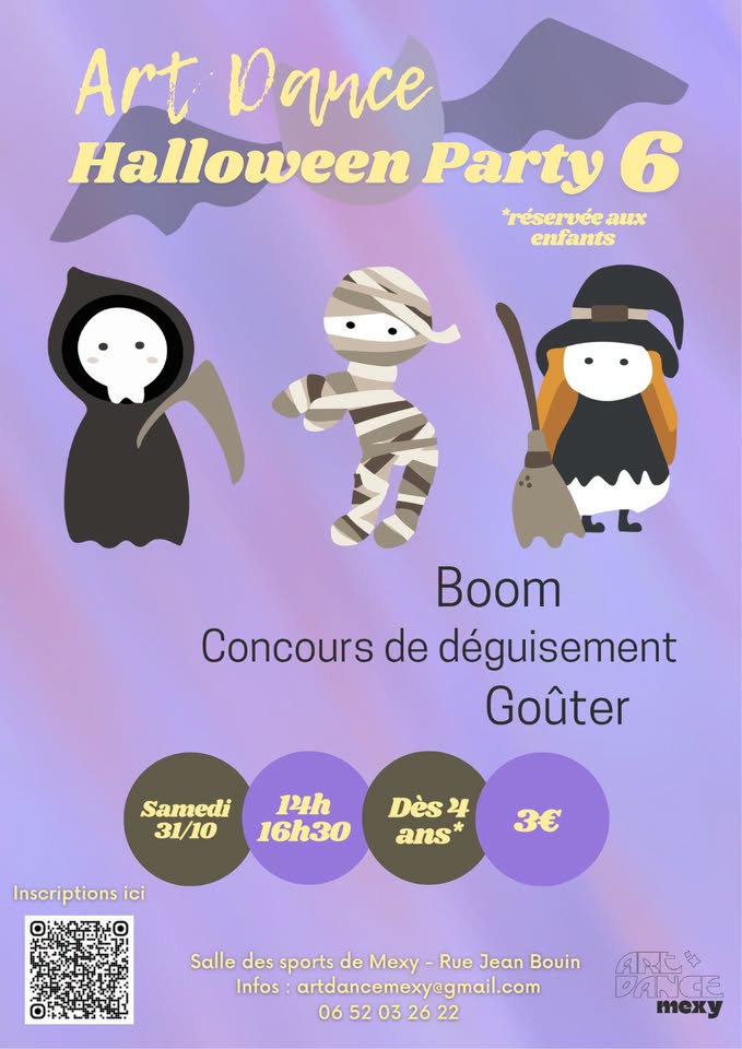Calender Button Shape Salle des sports de Mexy - Boom Halloween 2026 | Mexy